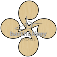 Baskisch kruis Brons