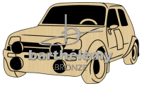 Youngtimer rallyauto Brons     