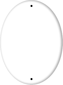 Verticale Ovaal met gaten